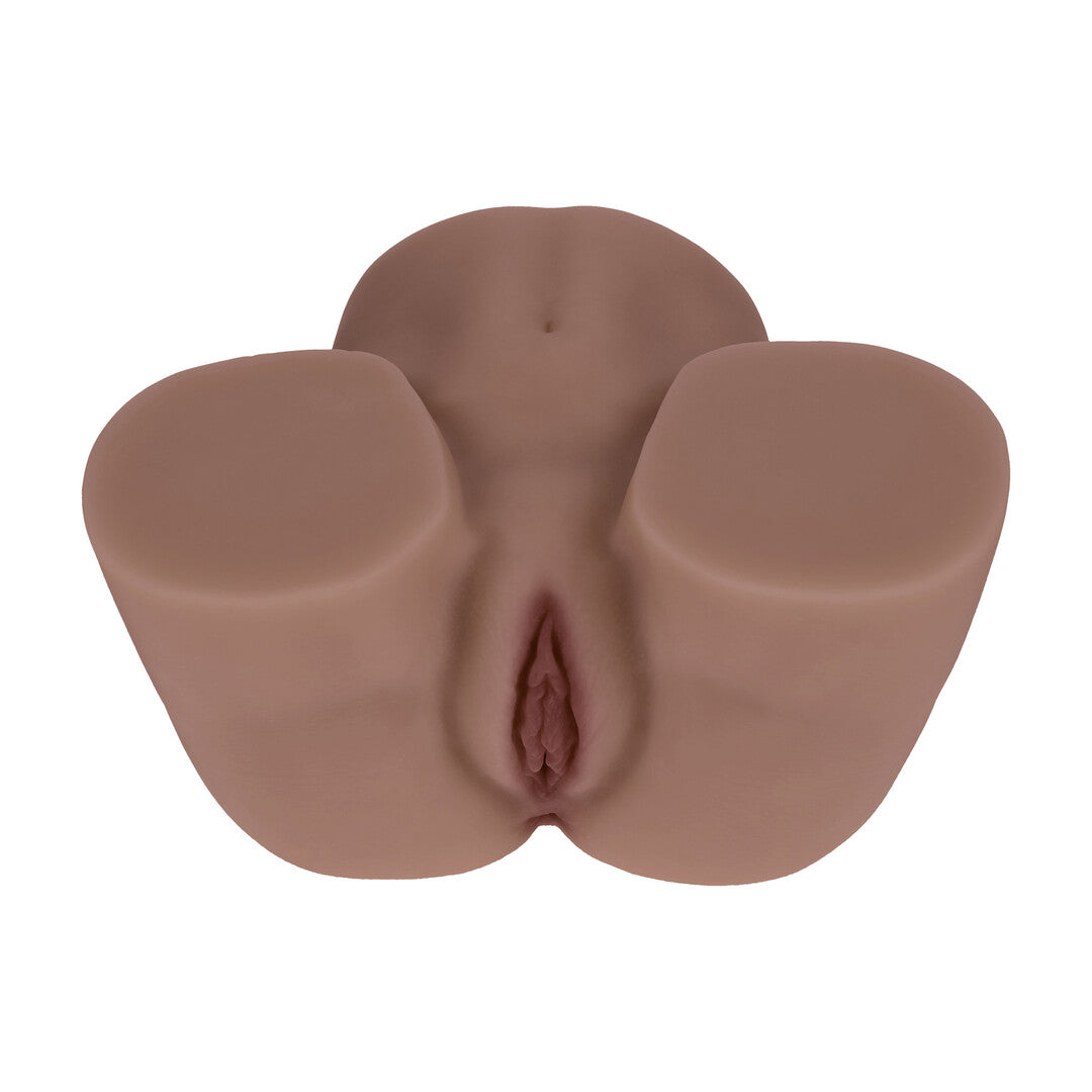 Masturbator Xkin Bodyforms Kaya Bloom mit Vibration Braun 2,4 kg – Ansicht 4