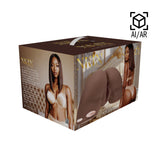 Masturbator Xkin Bodyforms Clara Vossin mit Vibration Braun 6,3 kg – Ansicht 2