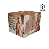 Masturbator Xkin Bodyforms Bree Knox mit Vibration Natur 4,2 kg – Ansicht 2