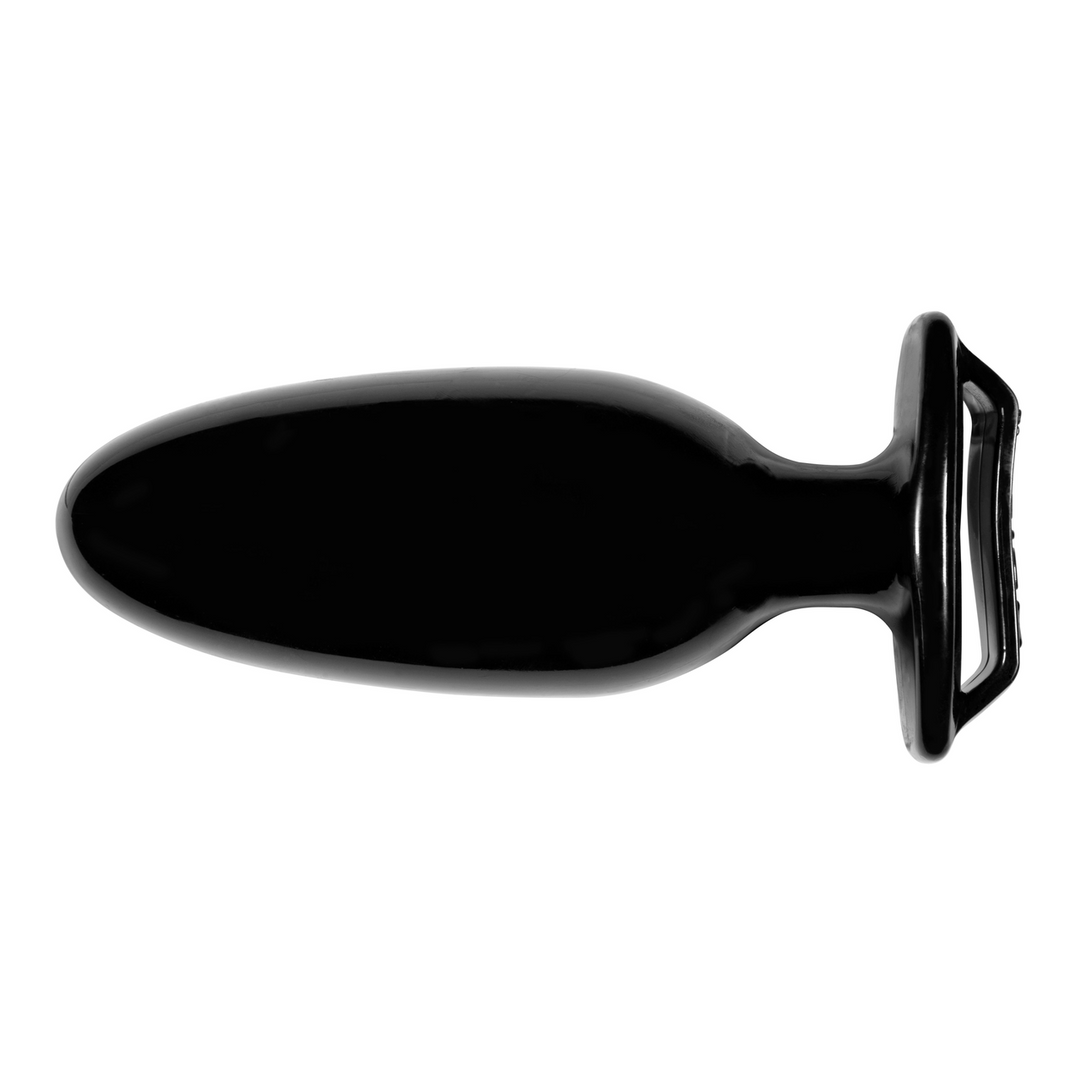 Analplug mit Fingergriff Schwarz 13 x Ø 5,8 cm