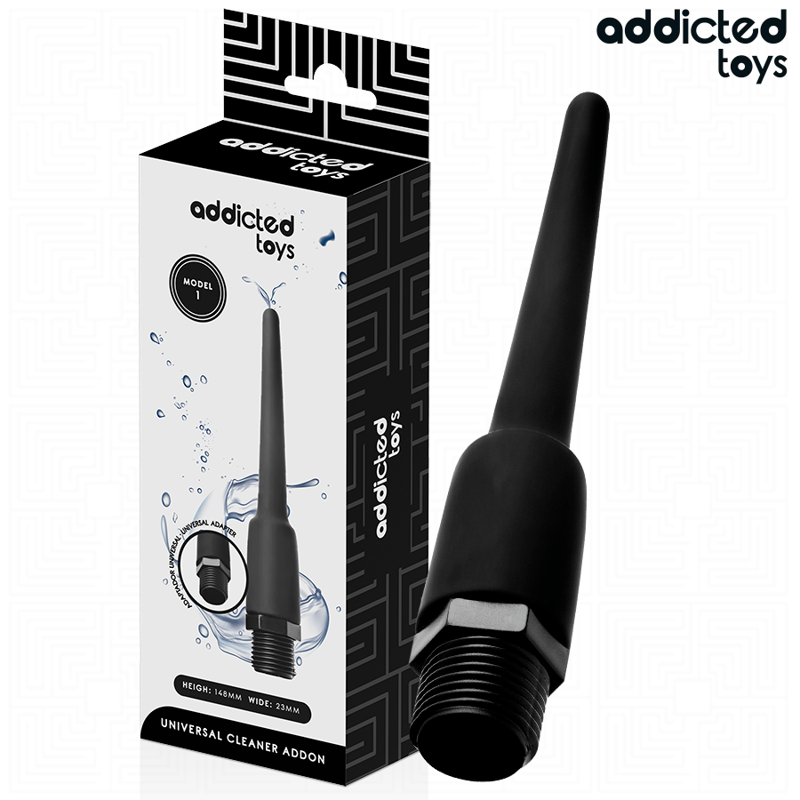 Analplug Anal Cleaner mit Universaladapter Modell 1 14,8 x 2,3 cm