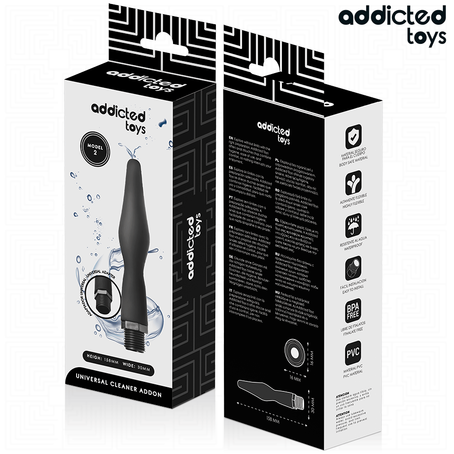 Analplug Anal Cleaner mit Universaladapter Modell 2 15,8 x 3 cm.6