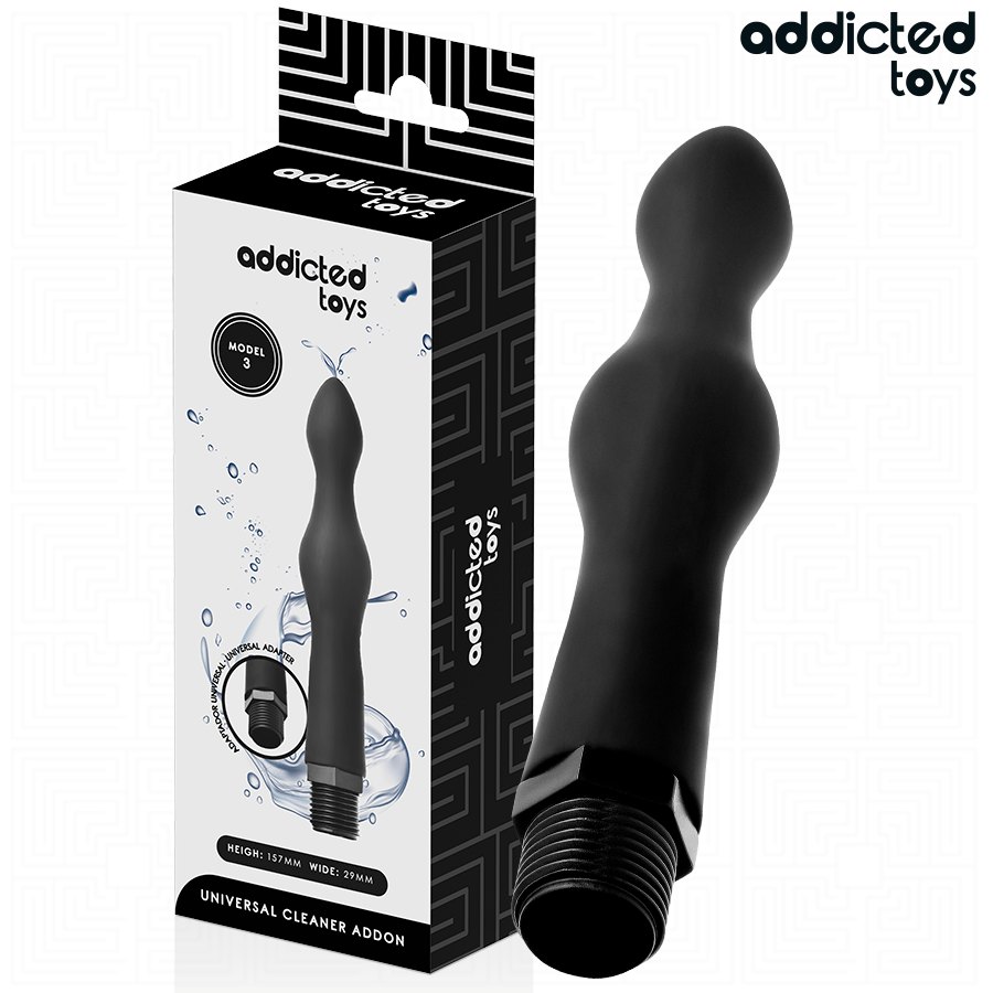 Analplug Anal Cleaner mit Universaladapter Modell 3 15,7 x 2,9 cm