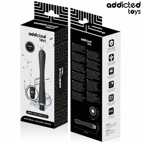 Analplug Anal Cleaner mit Universaladapter Modell 4 19 x 2,6 cm.6