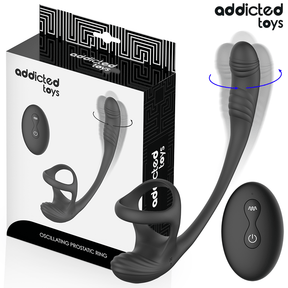 Addicted Toys – Analplug mit Vibration, 360°-Wellung und Hodenstimulator