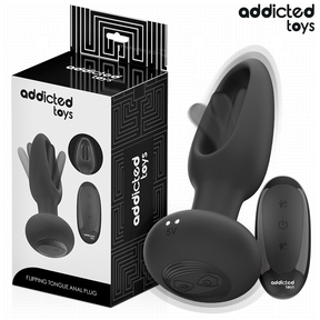 Addicted Toys - Analplug mit Vibrierender Zunge und Fernbedienung