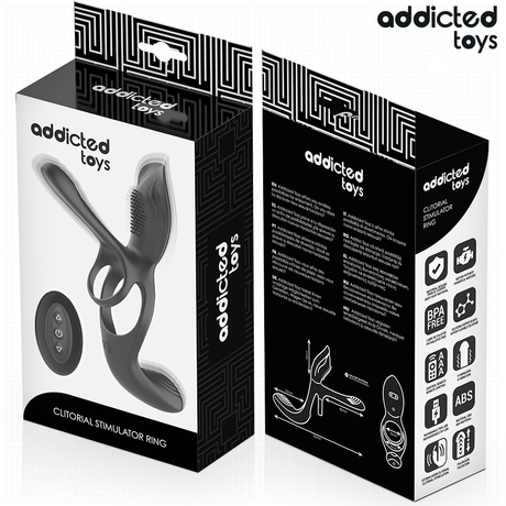 Addicted Toys - Doppelter Penisring mit Klitorisstimulator