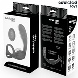Penisring Doppelter Prostata-Cockring mit Fernbedienung Schwarz.3