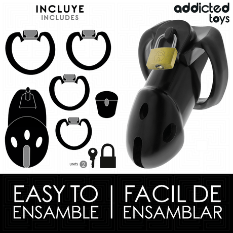 Addicted Toys Locked - Unbroken den Peniskäfig 9,8 cm