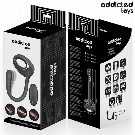 Addicted Toys - P-Spot Vibrierender Cock Ring mit Fernbedienung