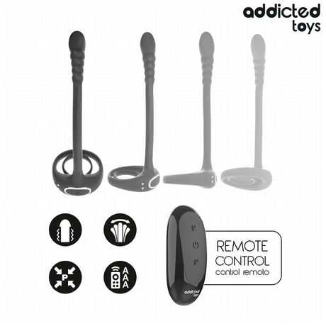 Addicted Toys - P-Spot Vibrierender Cock Ring mit Fernbedienung
