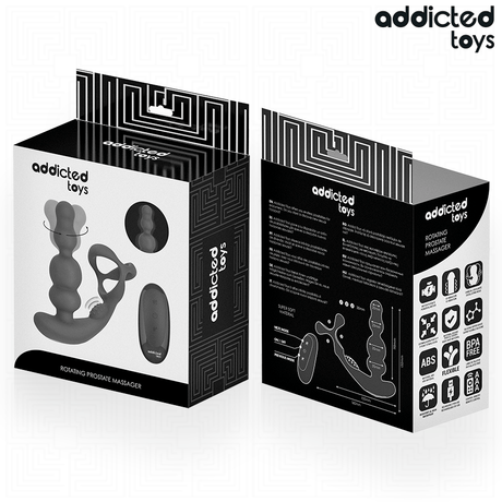 Addicted Toys – Rotierender Prostatamassagegerät mit Fernbedienung