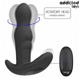 Addicted Toys - Rotierender Vibrierender Analstecker mit Fernbedienung