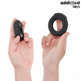 Penisring Vibrierender Cockring mit Wärmeeffekt & Fernbedienung Schwarz Ø 4 cm.3