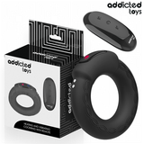 Penisring Vibrierender Cockring mit Wärmeeffekt & Fernbedienung Schwarz Ø 4 cm