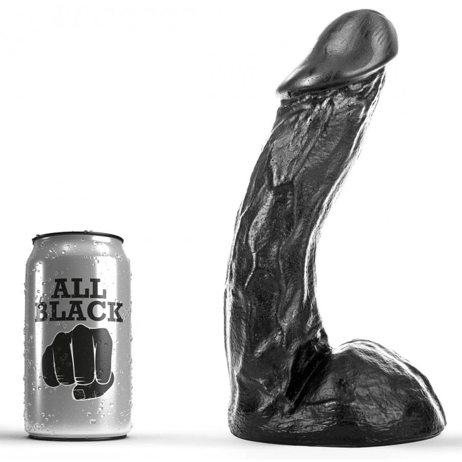 All Black Ben Dildo 23 x 5 cm