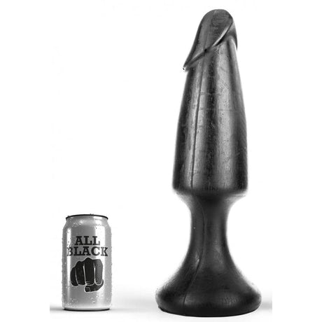 All Black Dildo Holzkopf 35 x 9,5 cm