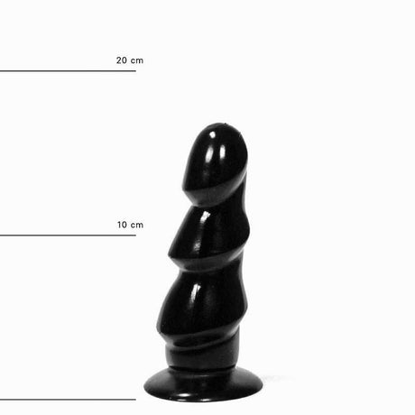 All Black Eichel Trio Dildo 17 x 5 cm