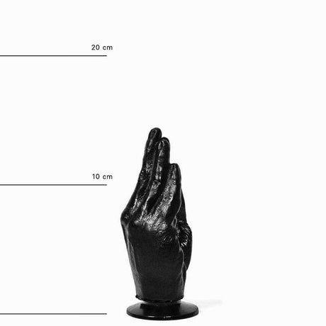 All Black Handy Dildo Fist 16 x 6 cm