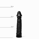 All Black Head Dildo 26 x 5 cm