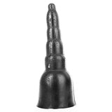 All Black Lutger Dildo, 34 x 11 cm
