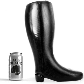 All Black - Riesiger Weicher Fistingstiefel 31 cm