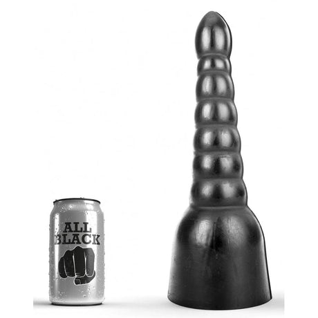 All Black Status Dildo 34 x 11 cm