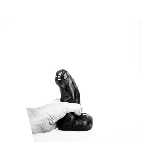 All Black Zwergen Dildo 13 x 4,5 cm