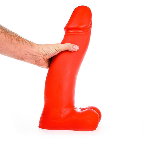 All Red Ding Dong Dick Dildo 45 x 9 cm