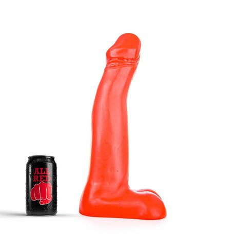 All Red Long Jonny Dildo 35 x 5,5 cm