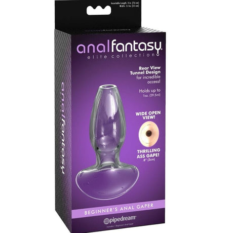 Anal-Gaper Kristall-Dilator für Anfänger (Größe S) – 9,7 × Ø 3,5 cm