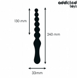 Anal-Massagestab 24 x 3,3 cm Schwarz