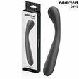 Anal-Massagestab gebogen Schwarz 22,5 x 3,5 cm
