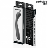 Anal-Massagestab gebogen Schwarz 22,5 x 3,5 cm