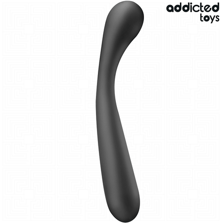 Anal-Massagestab gebogen Schwarz 22,5 x 3,5 cm