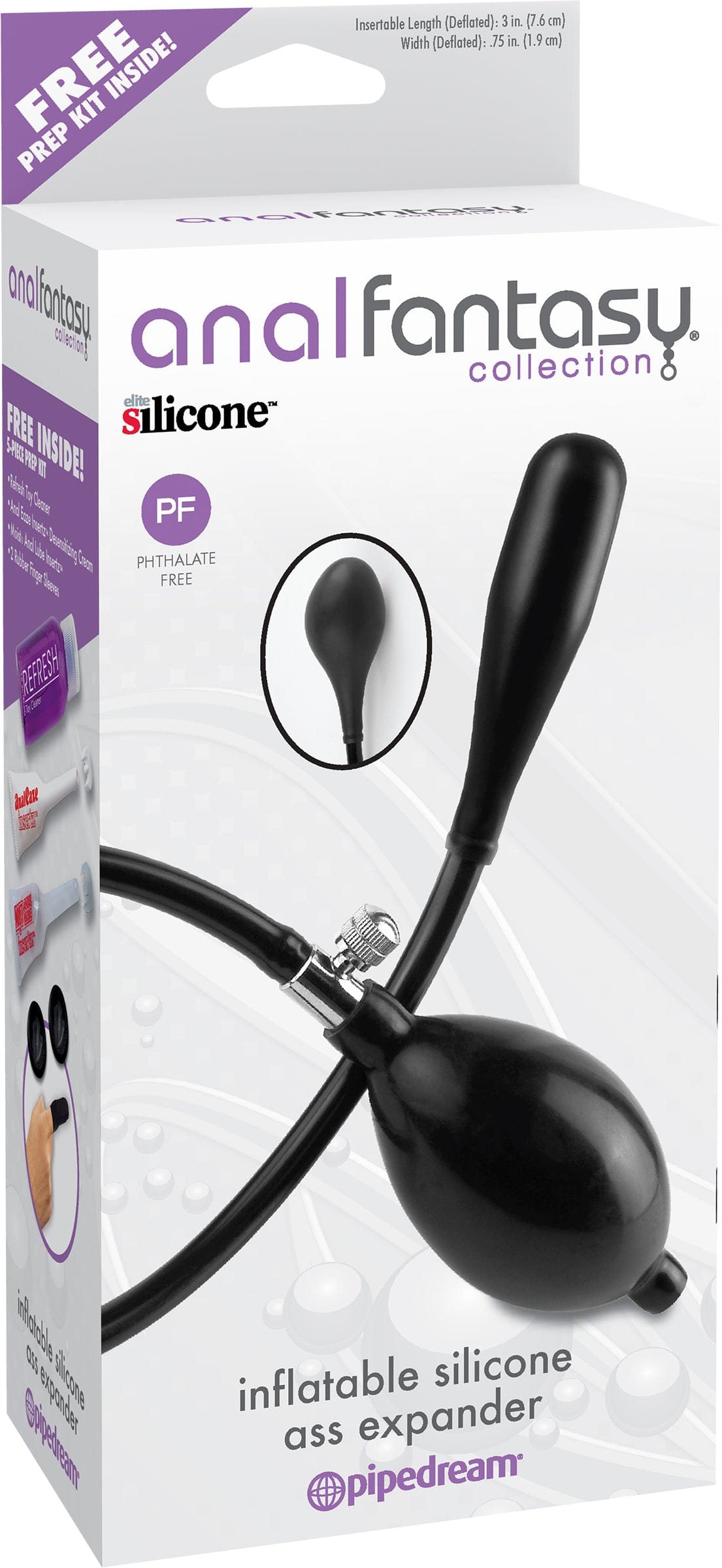 Analdildo Aufpumpbar 8 x 4 cm
