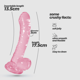 Analdildo Hudini Jelly flexibel Pink 13,5 x 3 cm – Ansicht 6