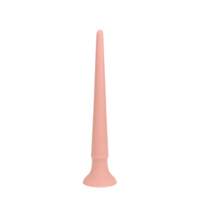 Analdildo Zipfelmütze Medium 40 x 1,8-4,5 cm Natur