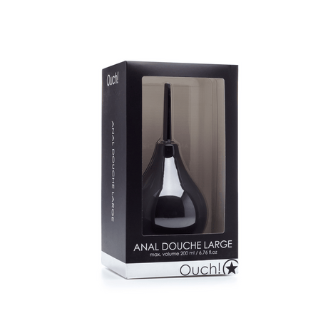 Analdusche groß Schwarz 16 cm – Ansicht 2