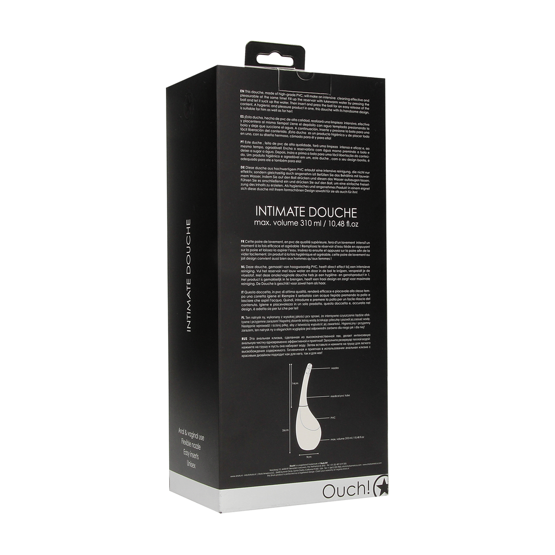 Analdusche Ouch Intimate mit langem Aufsatz Schwarz 25 cm – Ansicht 3