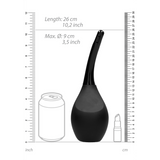 Analdusche Ouch Intimate mit langem Aufsatz Schwarz 25 cm – Ansicht 5