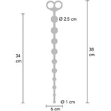 Analkette Flexible Analperlen 34 x 1 cm – Ansicht 4
