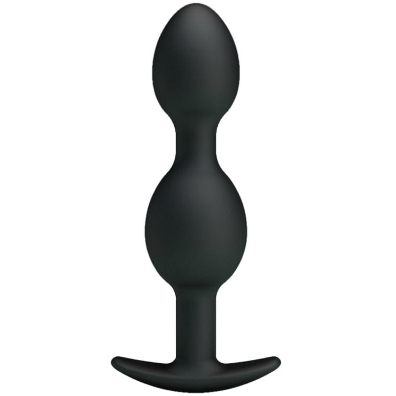 Analkette Silikon Schwarz 12,5 x 2,8 cm