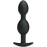 Analkette Silikon Schwarz 12,5 x 2,8 cm