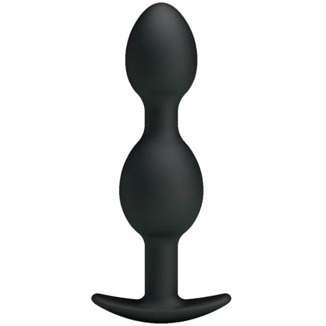 Analkette Silikon Schwarz 12,5 x 2,8 cm