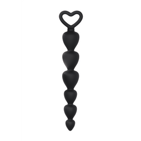 Analkette Silikon Schwarz 14,8 x Ø 2,5 cm