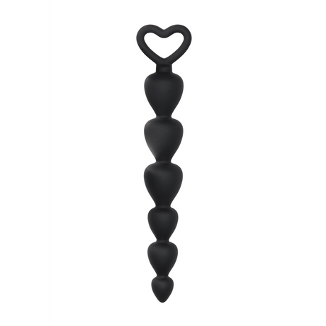 Analkette Silikon Schwarz 14,8 x Ø 2,5 cm