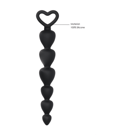 Analkette Silikon Schwarz 14,8 x Ø 2,5 cm – Ansicht 4