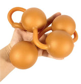 Analkugeln aus Silikon Ass Orange 50 x 5.5cm