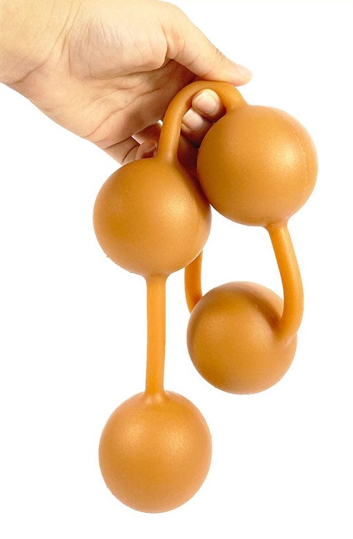 Analkugeln aus Silikon Ass Orange 50 x 5.5cm